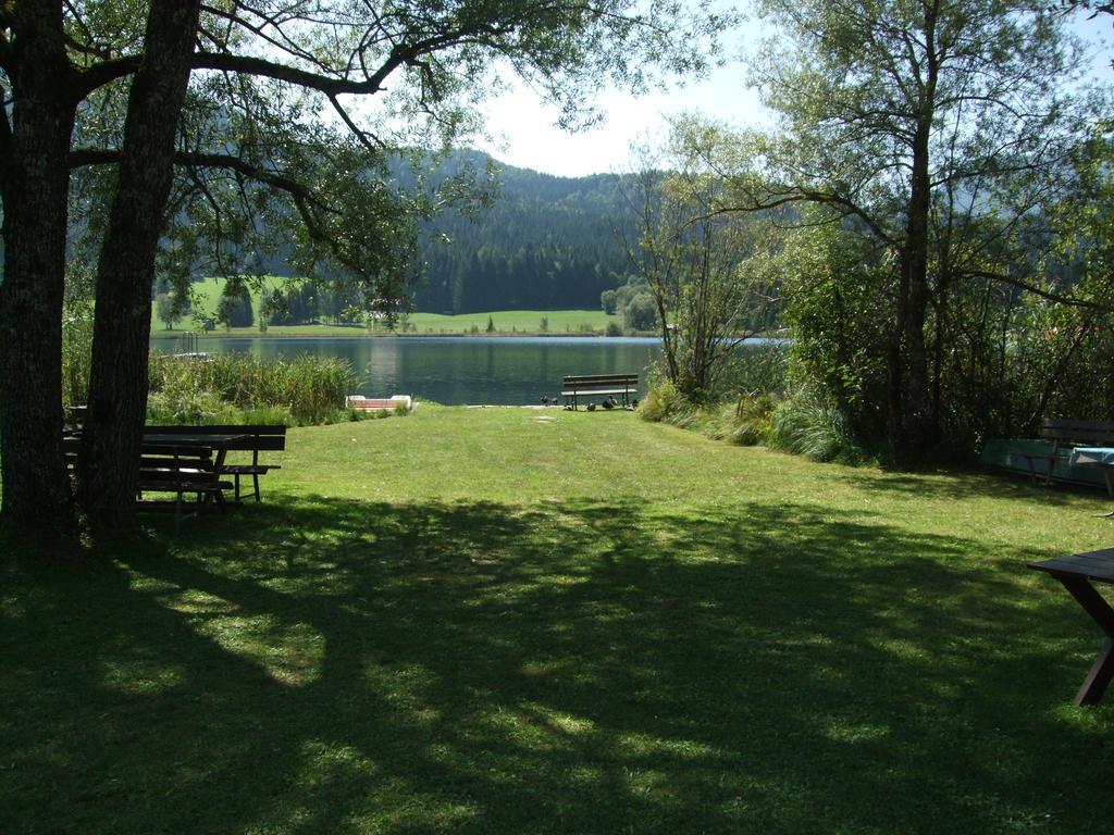 Ferienwohnung Haus Garz Weissensee Exterior foto
